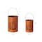 Glitzhome® Metal Cutout Pumpkin Bucket Set